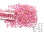 Size 6-0 Seed Beads - Colour Lined Pink with Light Pink